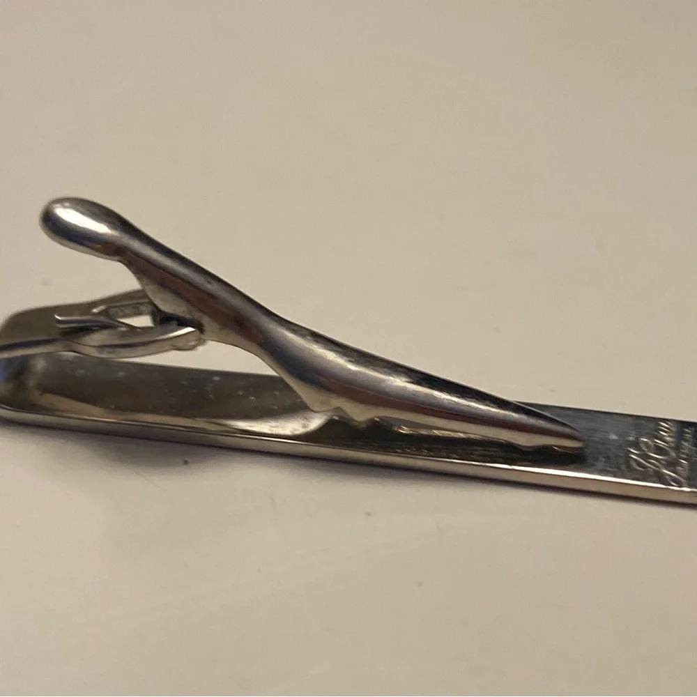 J.Crew Elegant Silver Tie Clip - Picture 3 of 4